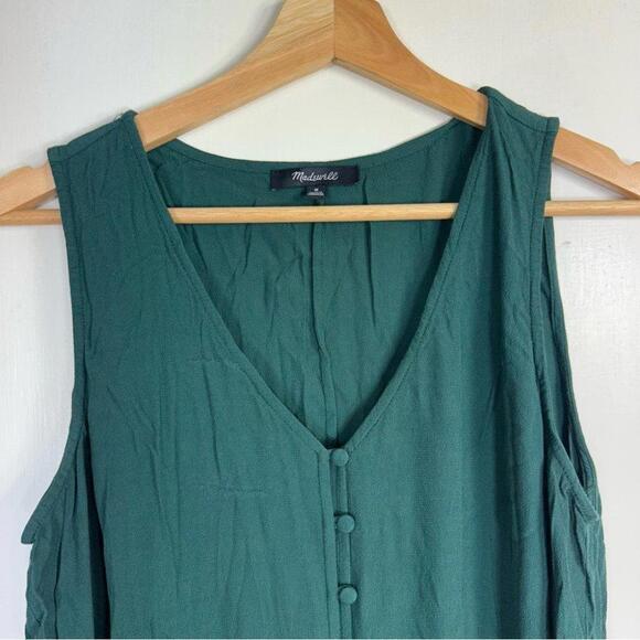 Madewell Heather Button  Front Dress- Medium - Picture 6 of 6
